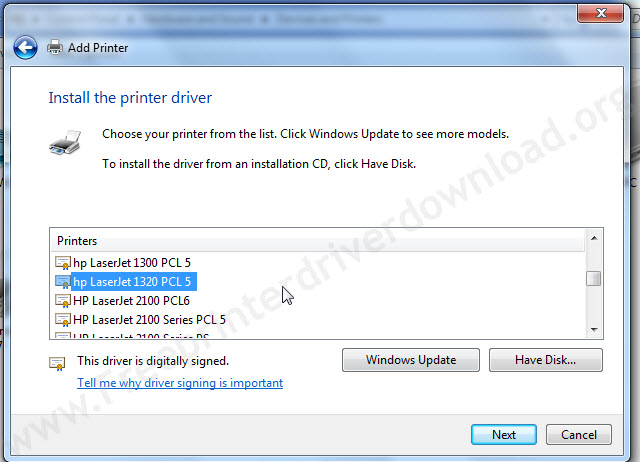 gammelklog Symptomer uendelig Download) HP LaserJet 1320N Driver