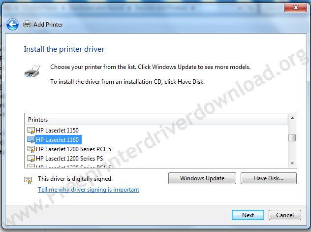 generic ieee 1284.4 printing support driver hp