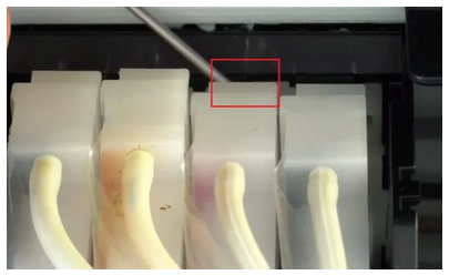 detach the color assebly one by one - step 7