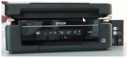open printer below part step 2