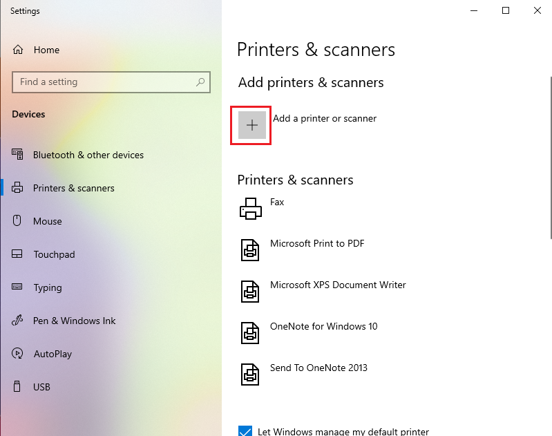 add printer