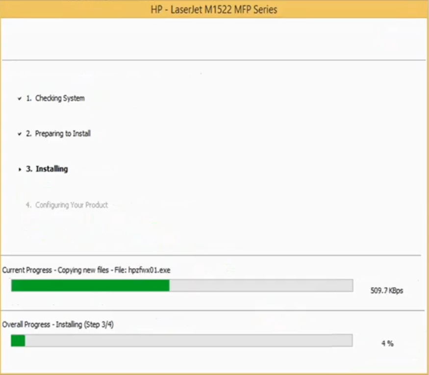 wait install