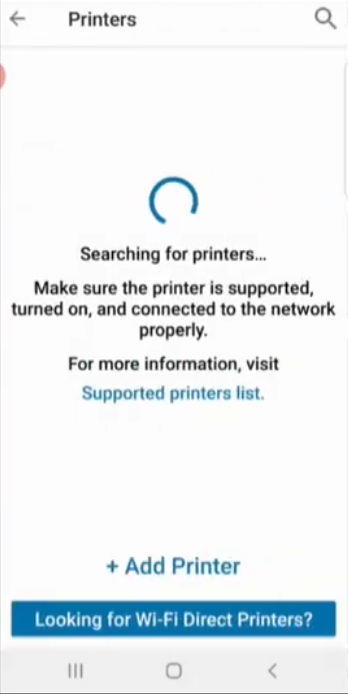 find printer