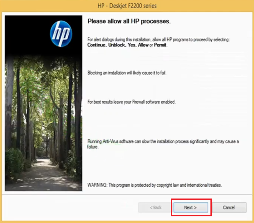 install accept