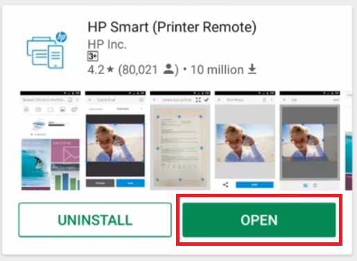 open app