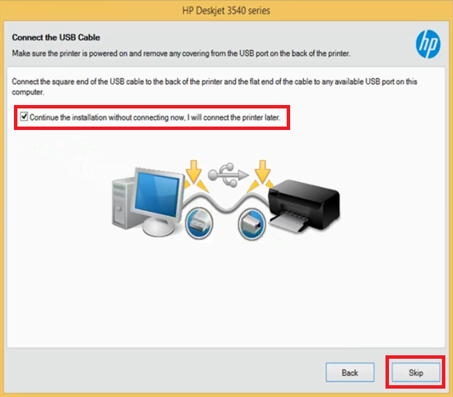connect usb