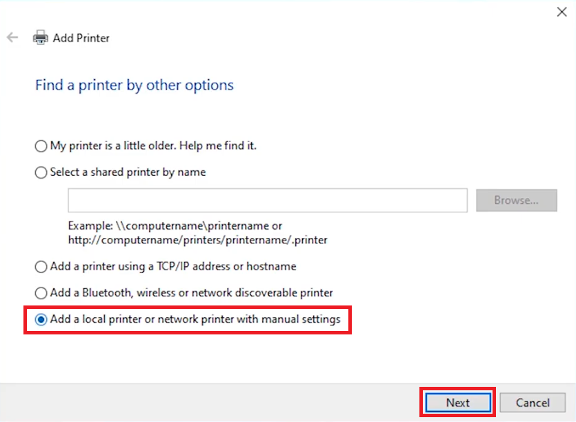 add printer