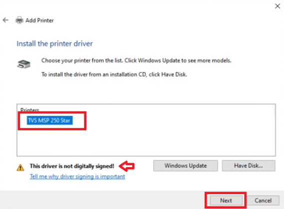 How To Fix Printer Driver Was Not Installed Element Not Found Error