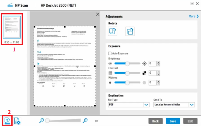 How to Scan Multiple Pages to a PDF in HP Printer / Scanner (PDF Scanning)