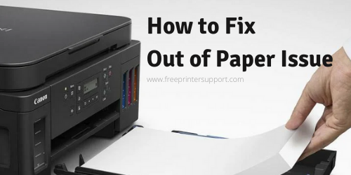 How to fix out of paper issue