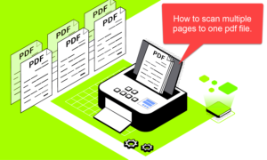 How to Scan Multiple Pages to a PDF in HP Printer / Scanner (PDF Scanning)