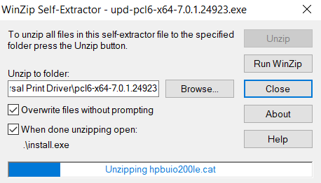 unzipping