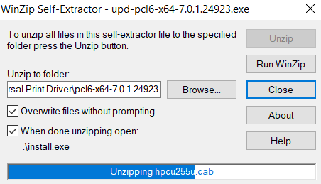 extracting 