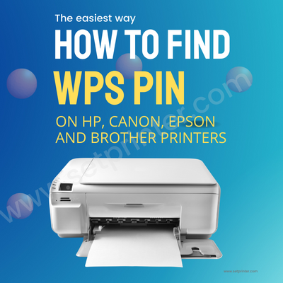 how to find wps pin in printers
