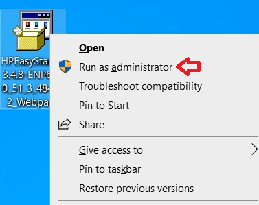 execute the HP ENVY Pro 6420 setup file