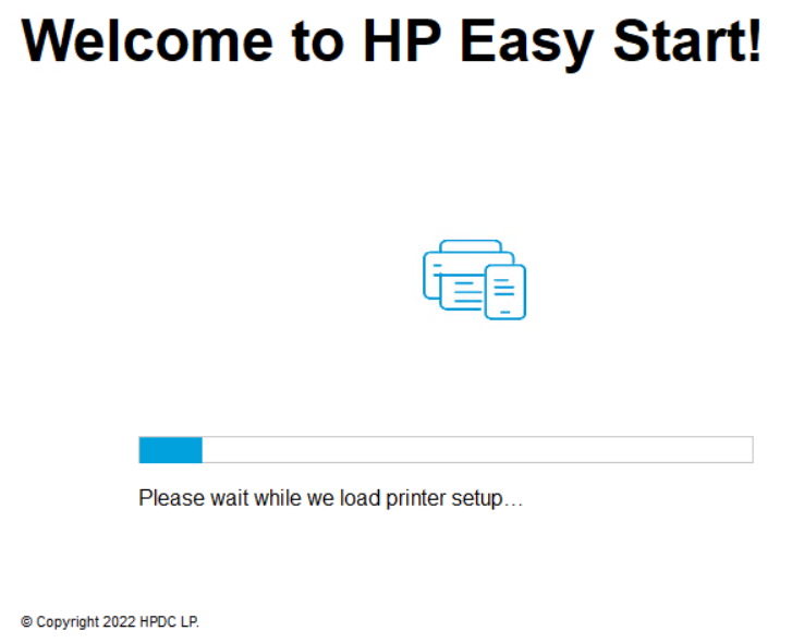 easy start printer setup load