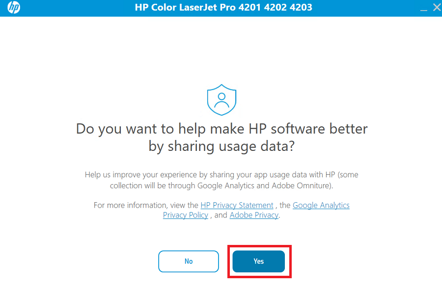 share HP LaserJet Pro 4201dn/dw/cdn data