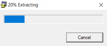 start extracting files