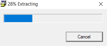 start extraction of files