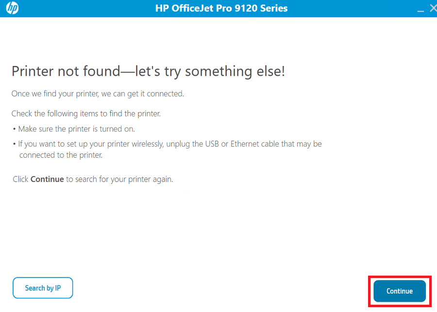 connect HP Officejet Pro 9125e usb