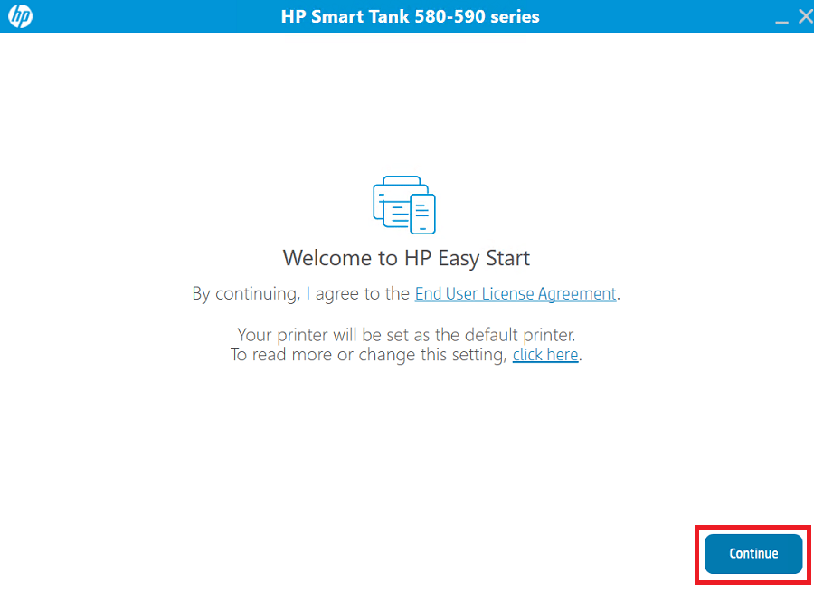 accept end user license agreement