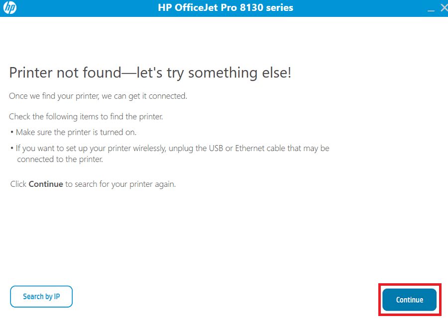 Connect HP OfficeJet Pro 8139e printer