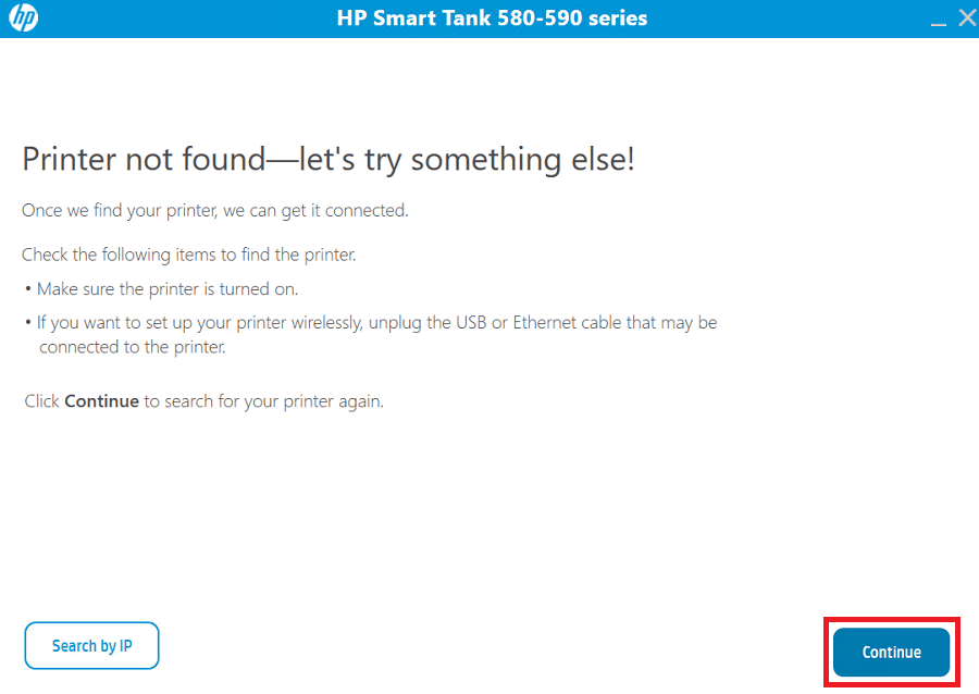 connect HP Smart Tank 581 printer