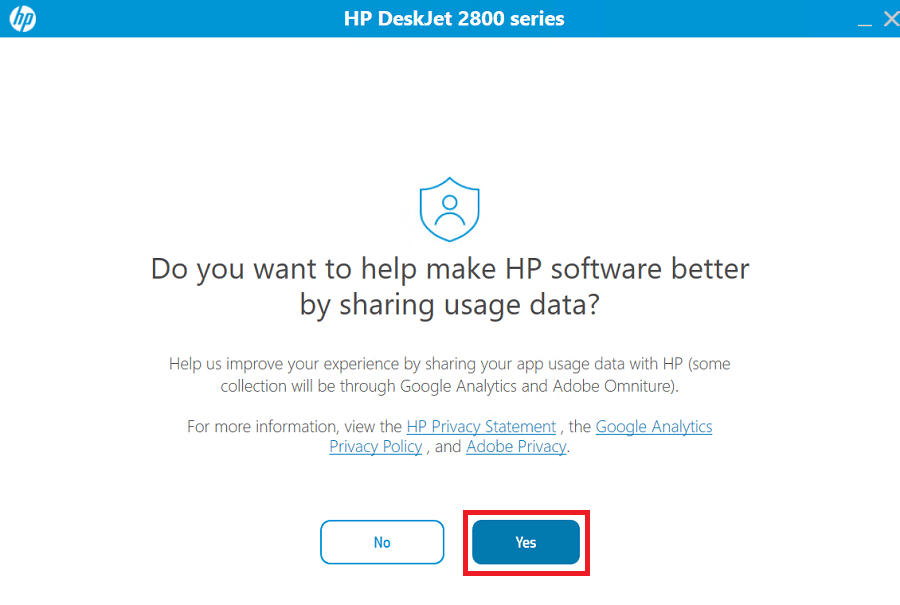 agree with the sharing of data