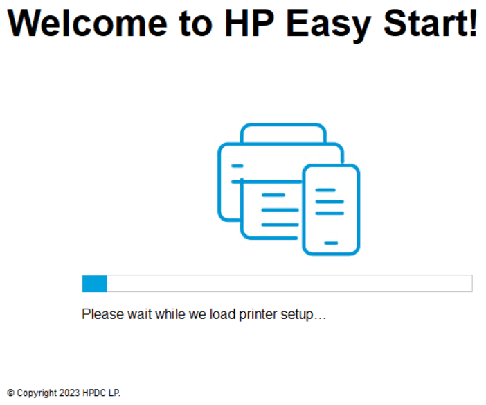 load printer setup files