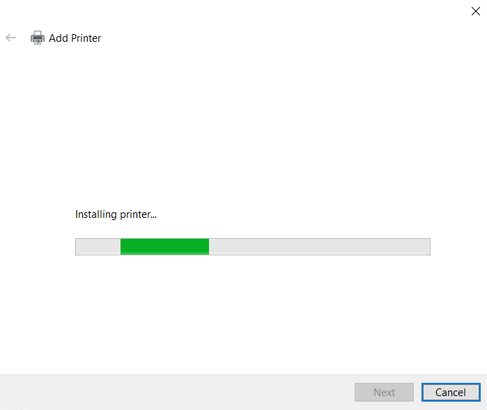 wait for installation of driver
