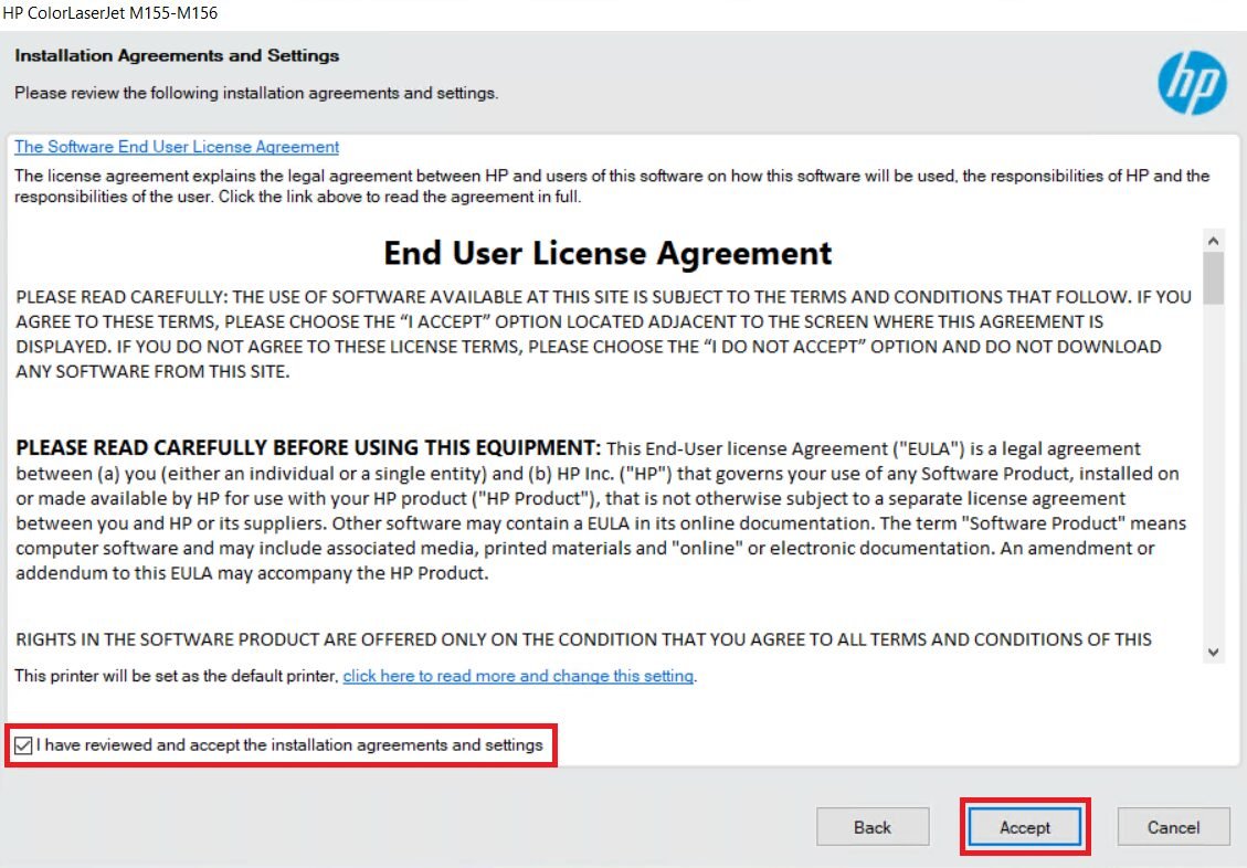 agree with end user license agreement