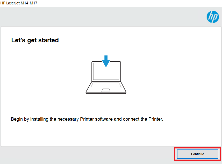 click continue to proceed
