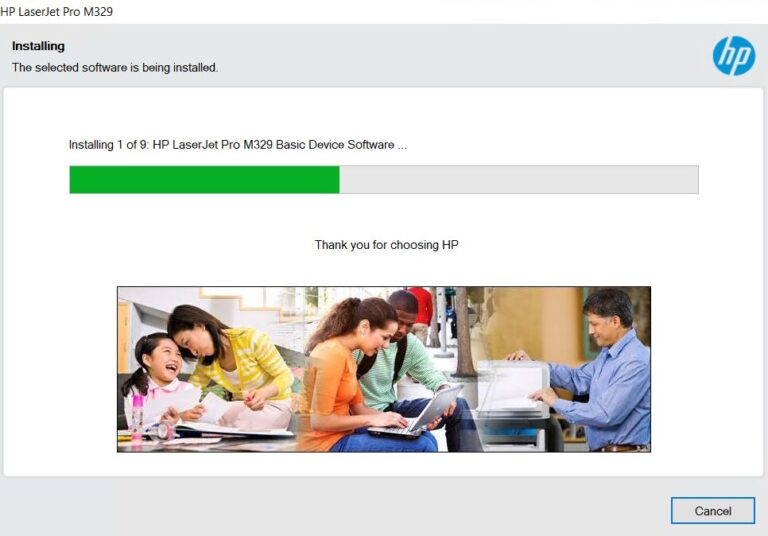 HP LaserJet Pro MFP M329dn Driver (Installer / Basic)