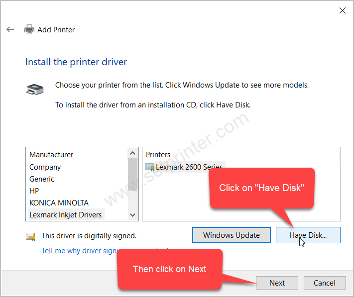 HP 3650 Install Step 11