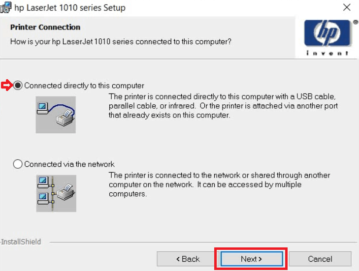 connect directly to this computer