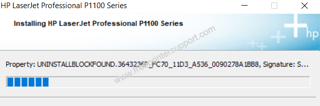 wait for installation of driver