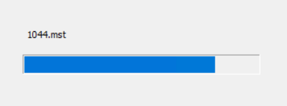 wait for indtallation