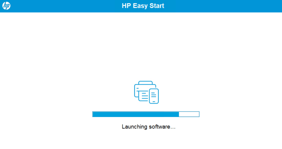 launch HP easy start