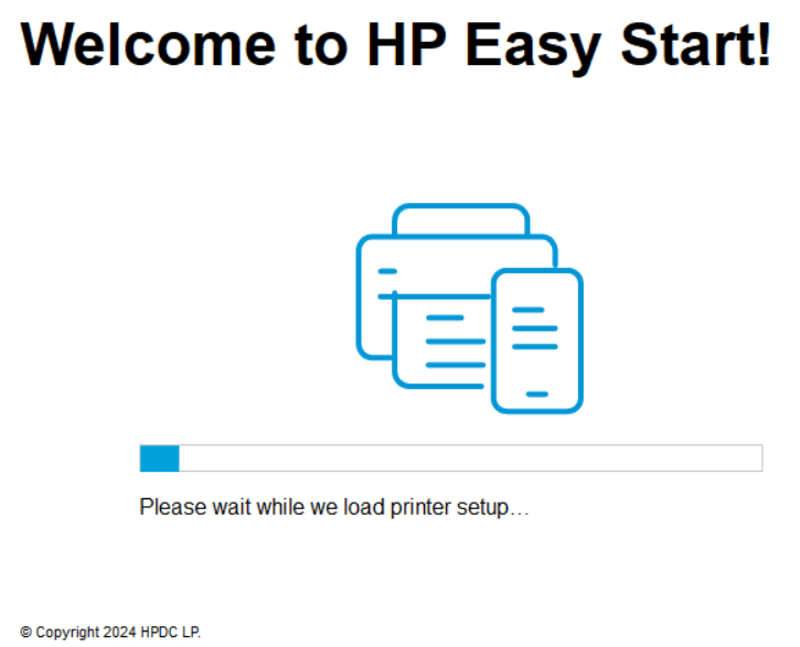 load hp easy start files