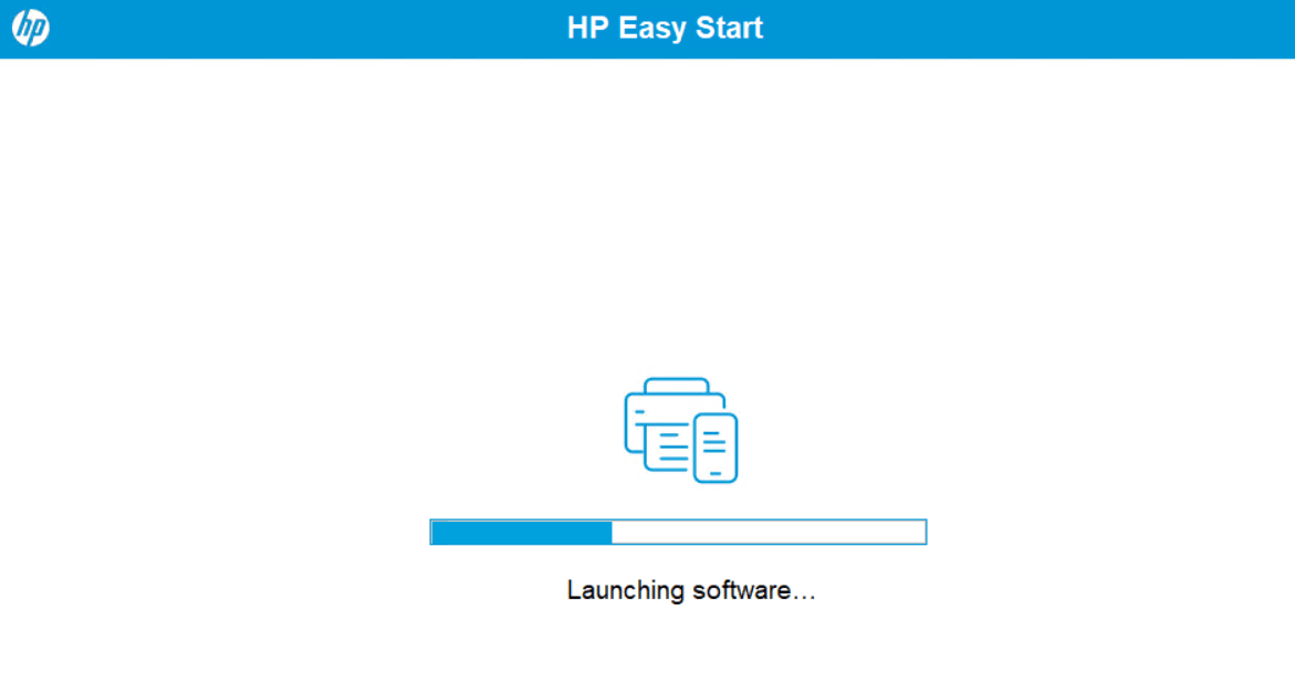launch HP easy start program