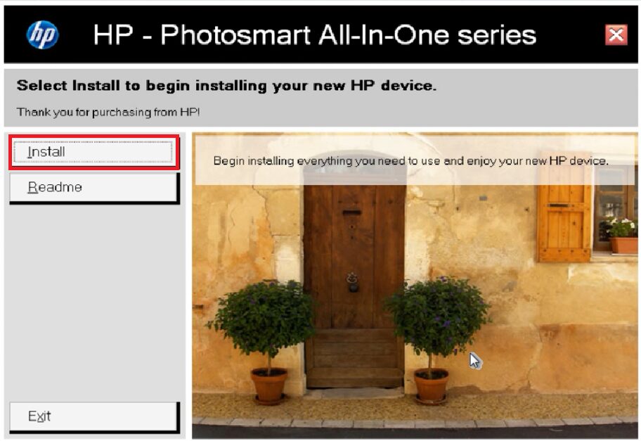 click install to proceed