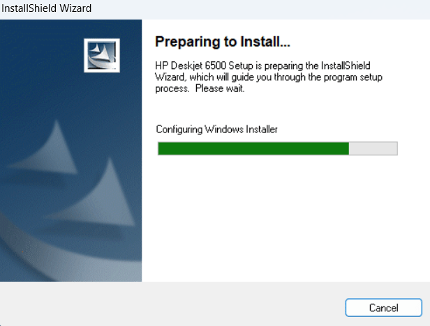 prepares computer for installation