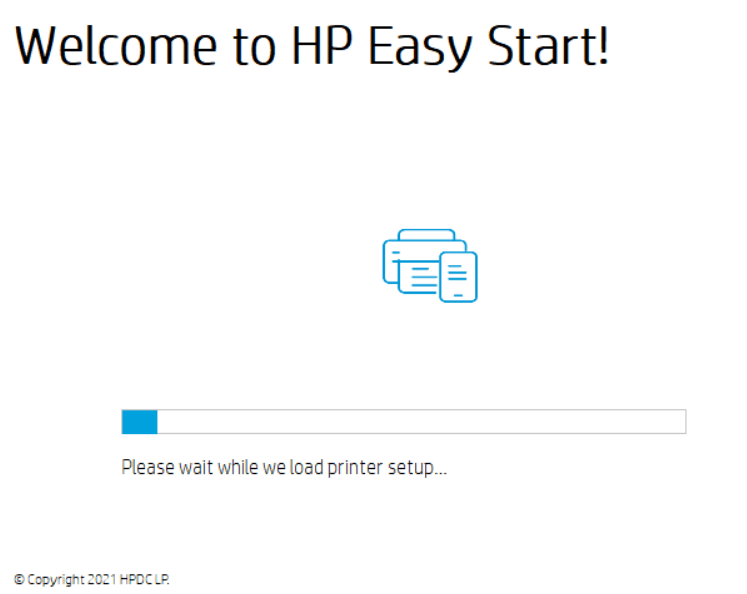wait for Easy Start to load