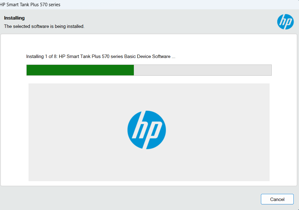wait for driver installation to complete