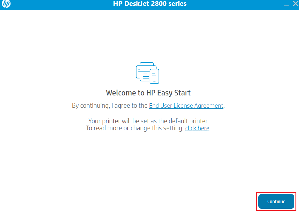 click on Continue button