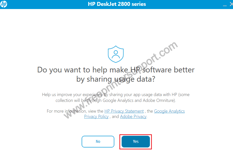 share data with HP