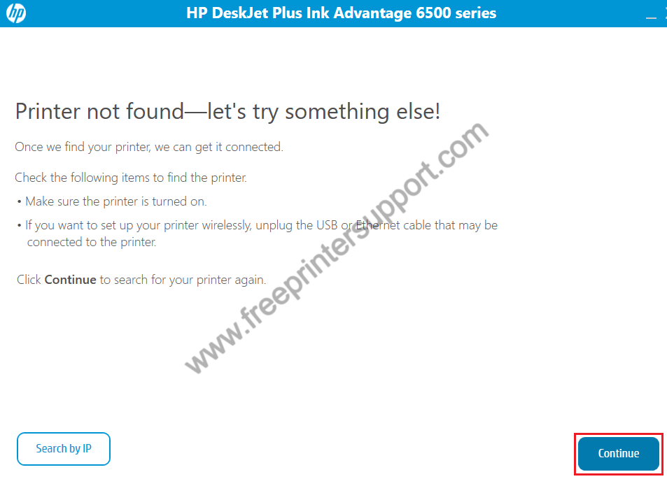 connect HP DeskJet Plus 6575 printer