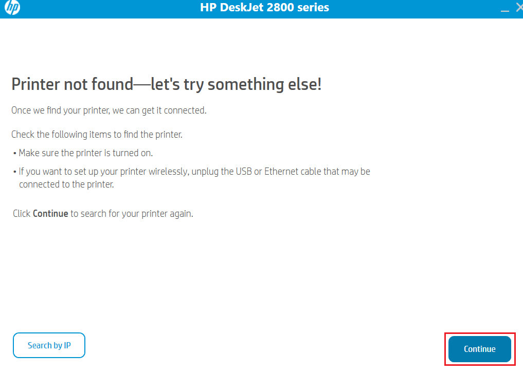 connect HP DeskJet 2821e printer