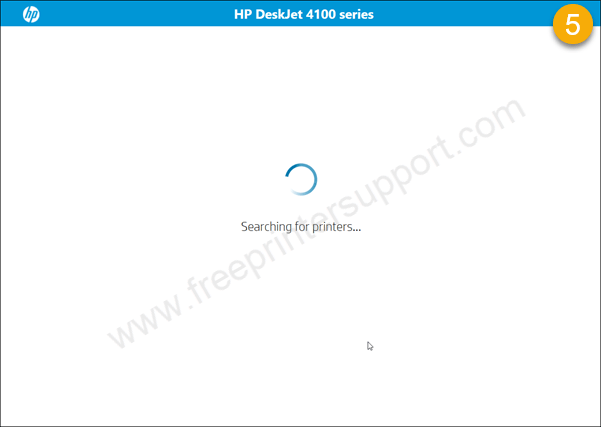 searching for the printer screenshot