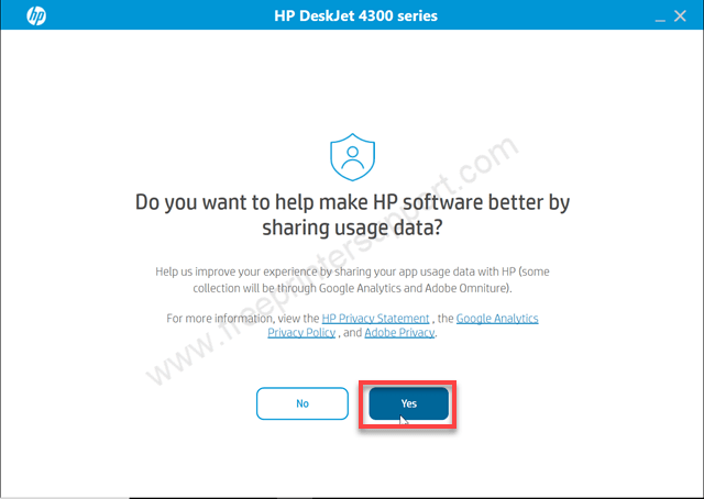 Share Data to HP